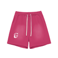 GAFAUDI "Stella Nova" Sun Fade Raw Edge Cotton Shorts