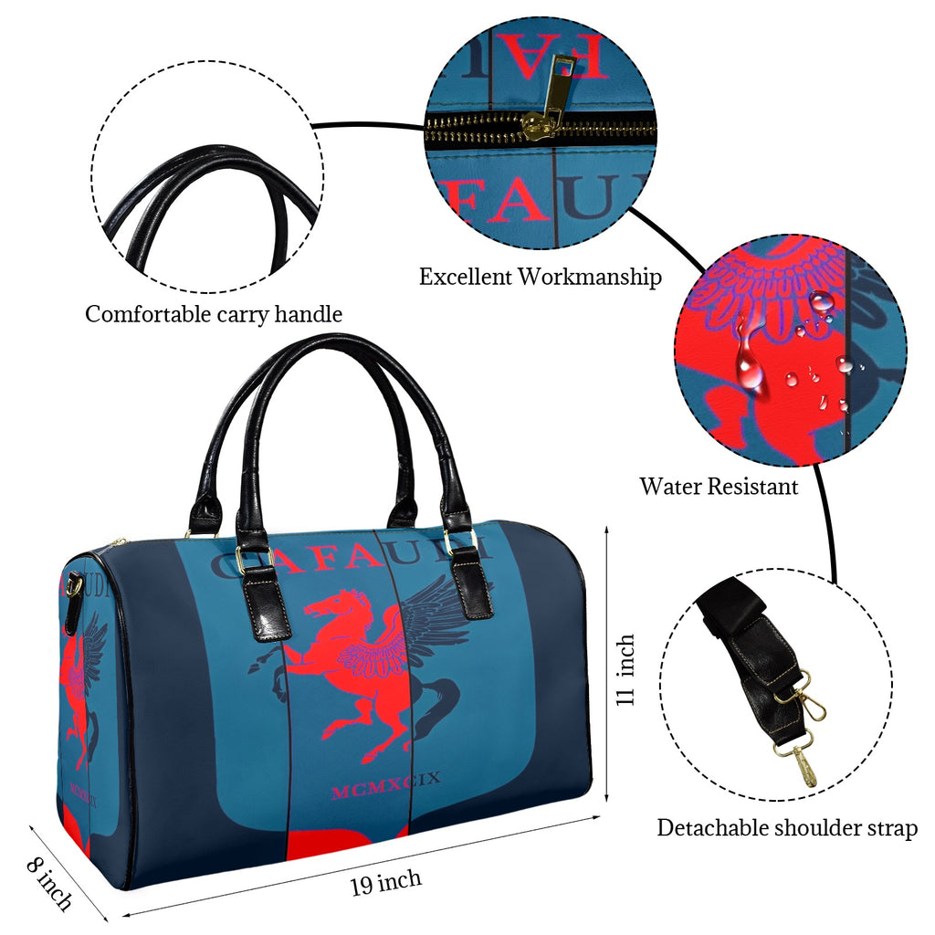 GAFAUDI Leather Travel Bag-Small