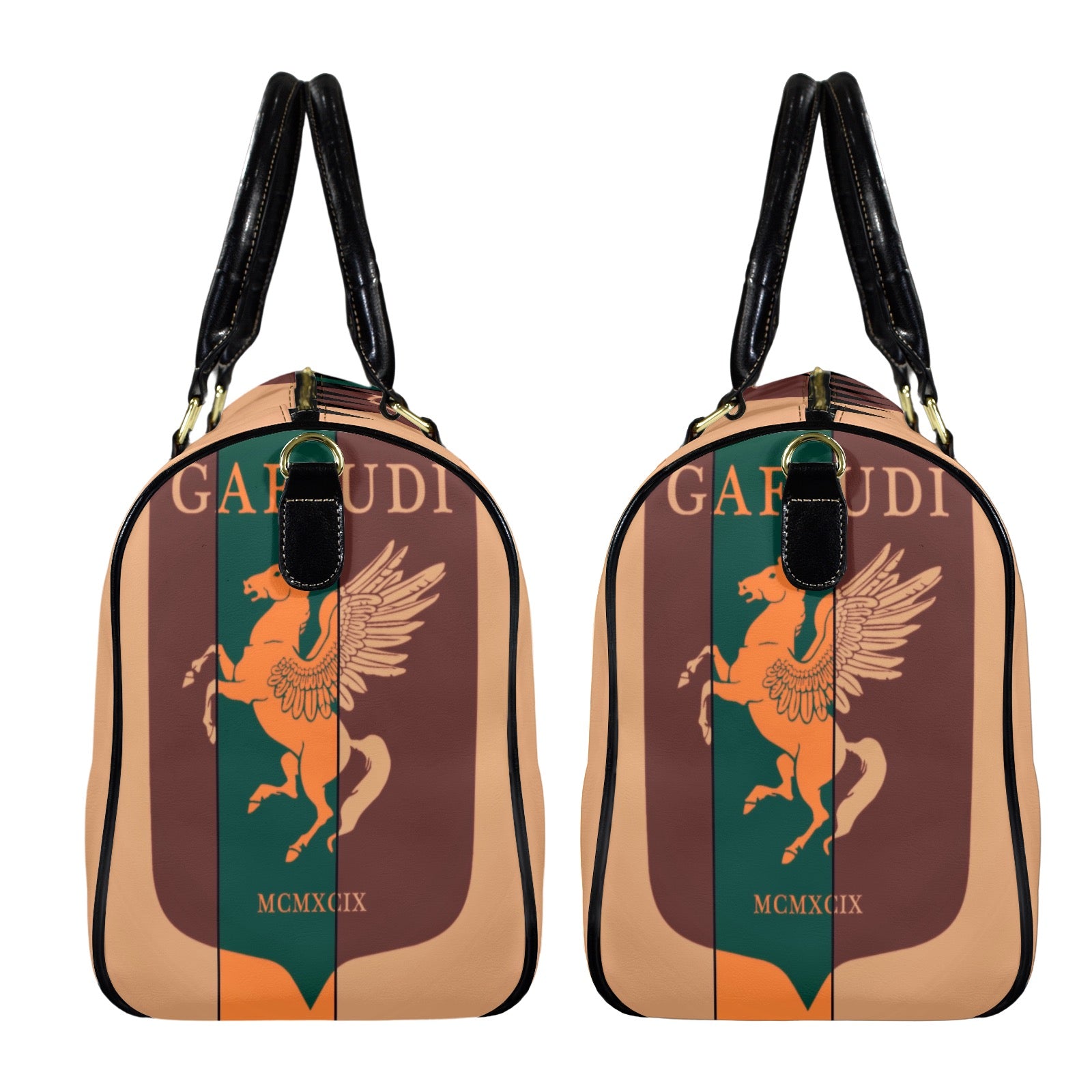 GAFAUDI Leather Travel Bag-Small