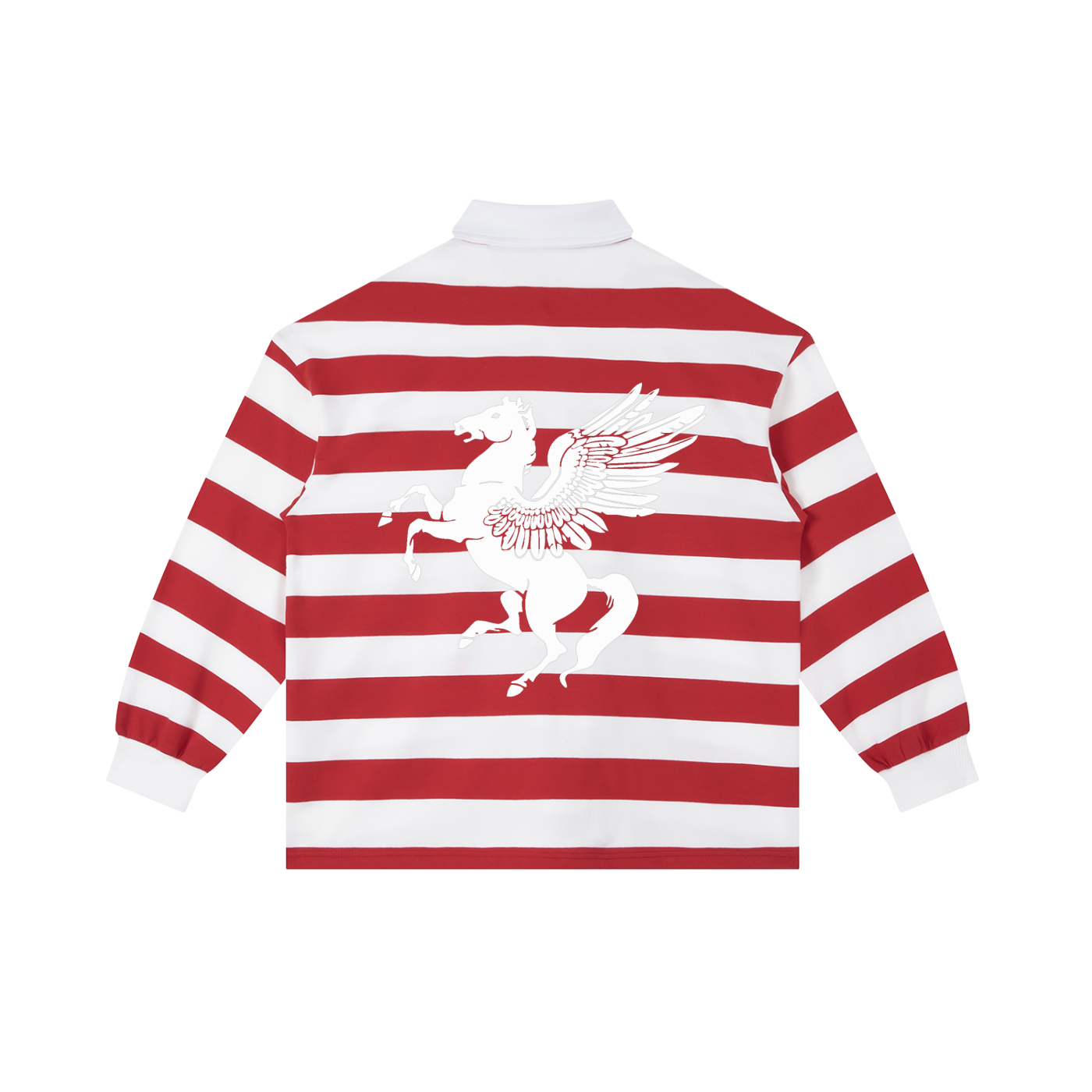 GAFAUDI Color Block Stripe Polo Shirt