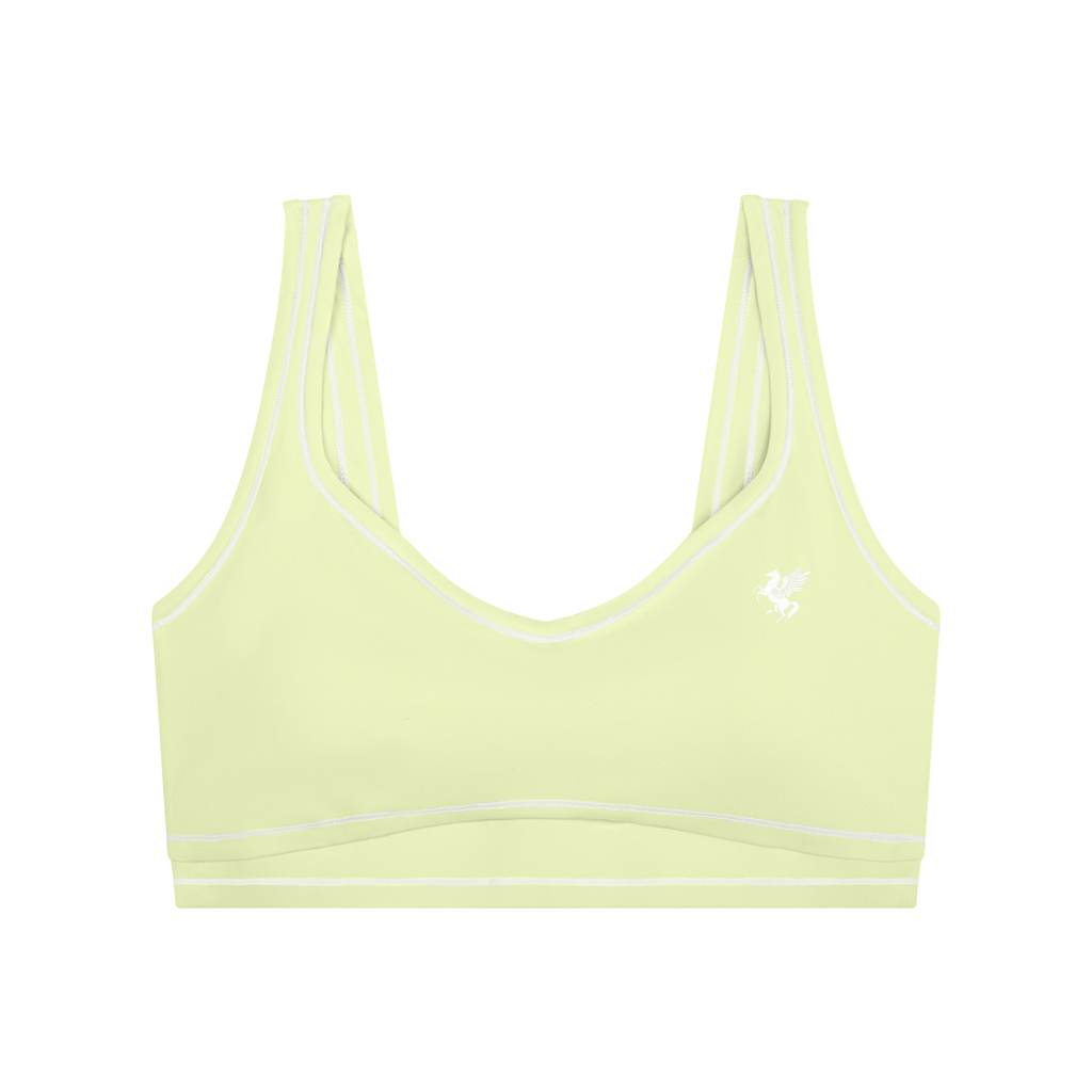 GAFAUDI Women’s Topstitching Yoga Sports Bra