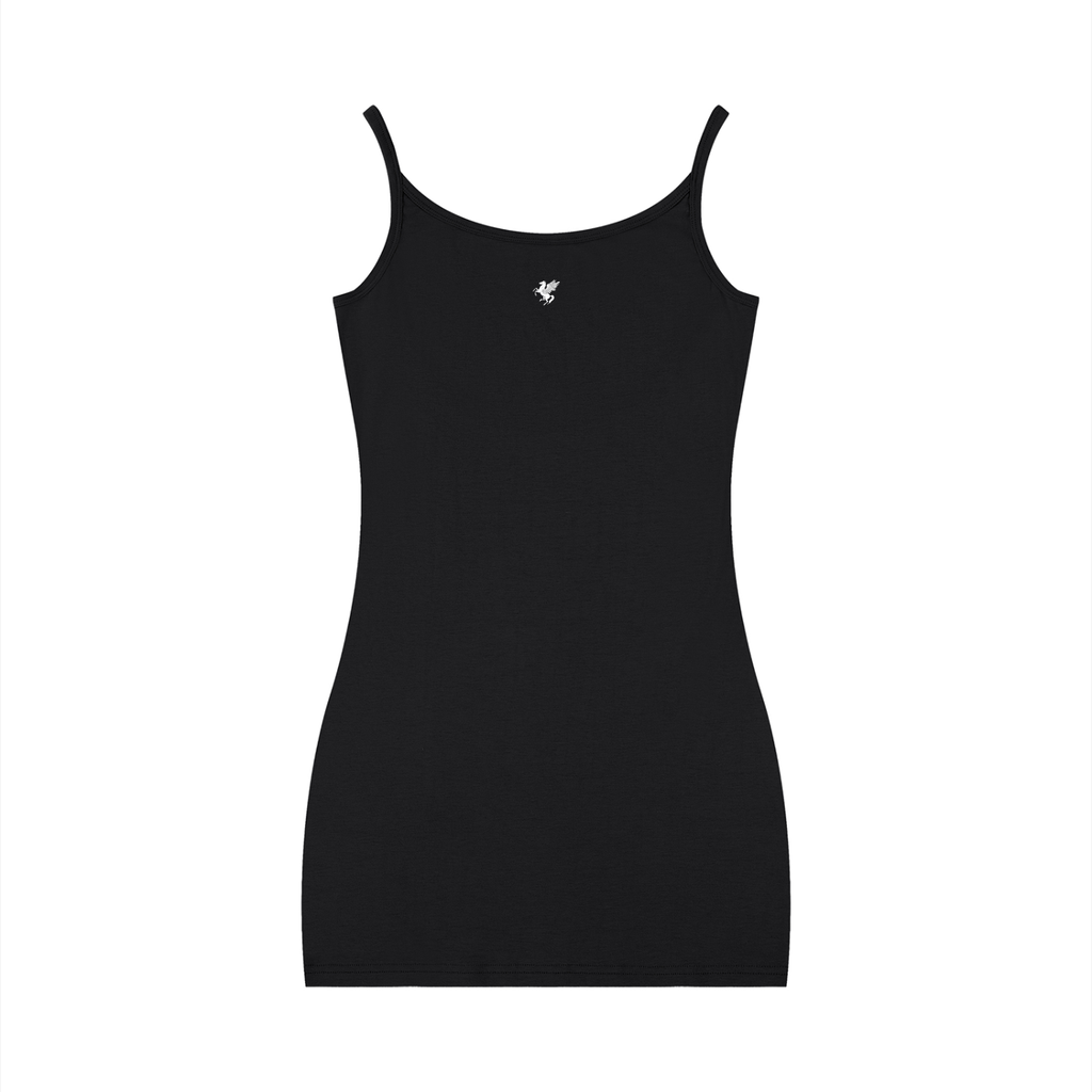 GAFAUDI Women's Solid Tight Sleeveless Dress