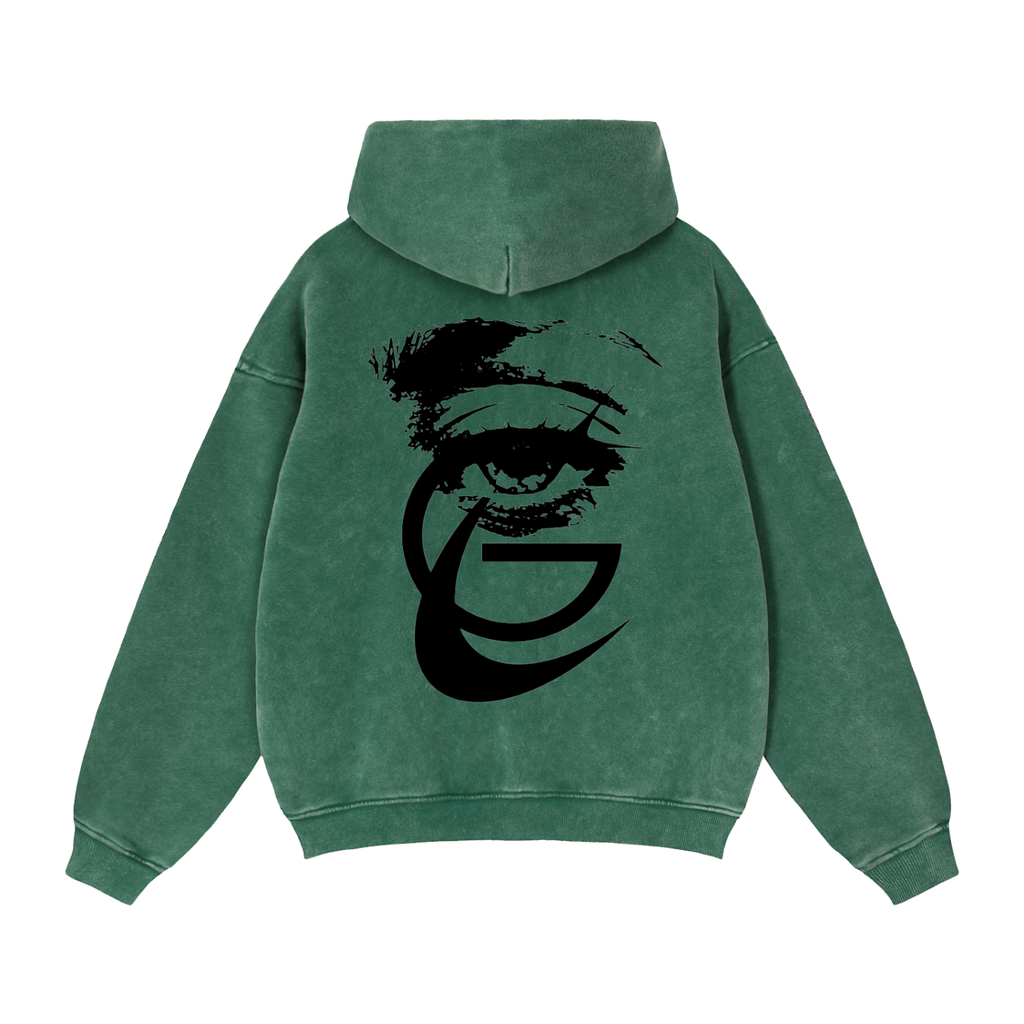 GAFAUDI Zip-Through Boxy Fleece Hoodie