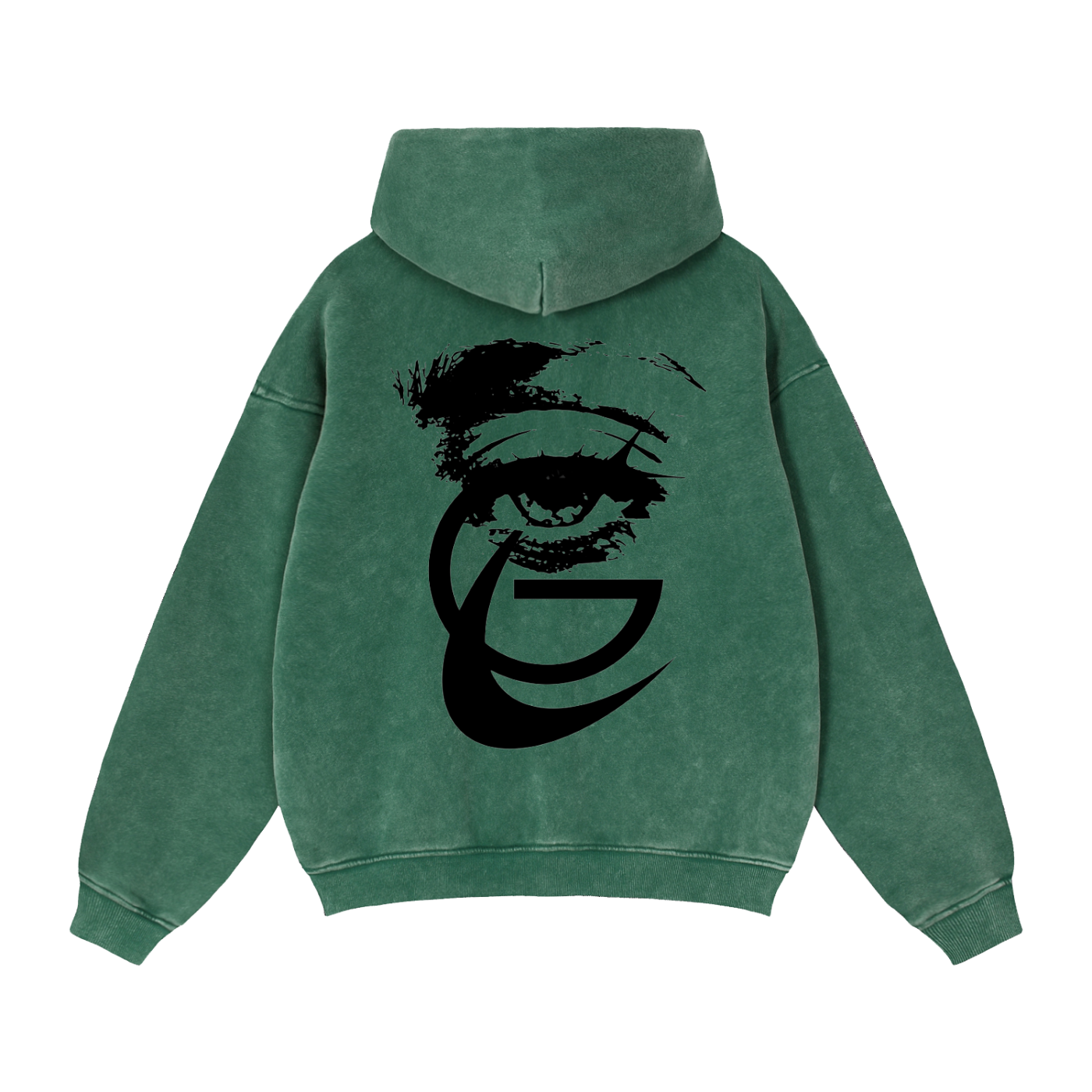 GAFAUDI Zip-Through Boxy Fleece Hoodie