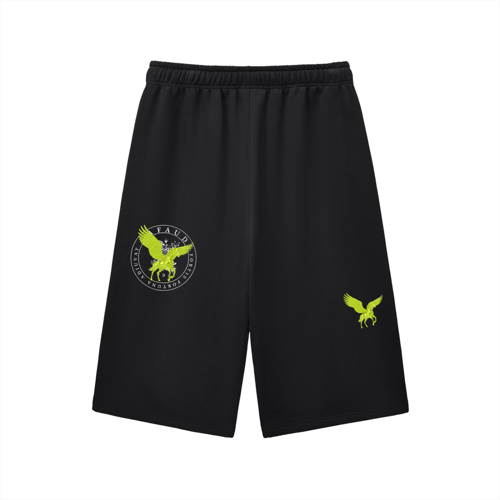 Relaxed Drawstring Three-quarter Sweatpants