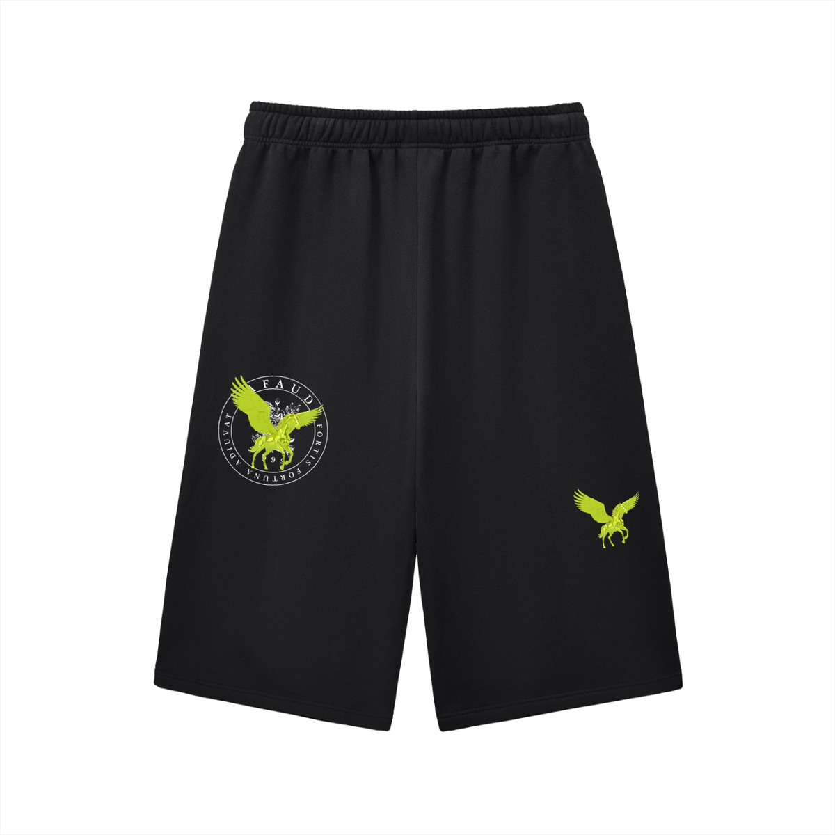 Relaxed Drawstring Three-quarter Sweatpants