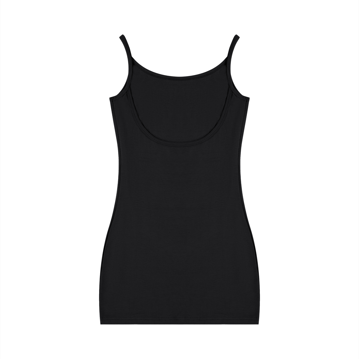 GAFAUDI Women's Solid Tight Sleeveless Dress