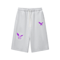 GAFAUDI ASCENSION - VIOLET IMPÉRIAL Relaxed Drawstring Three-quarter Sweatpants