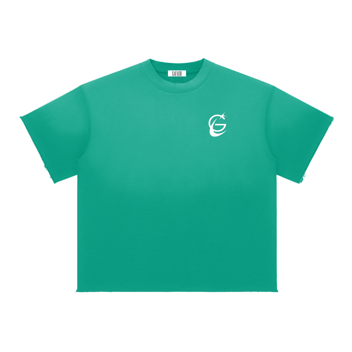 GAFAUDI "Stella Nova" Sun Fade Raw Edge T-Shirt