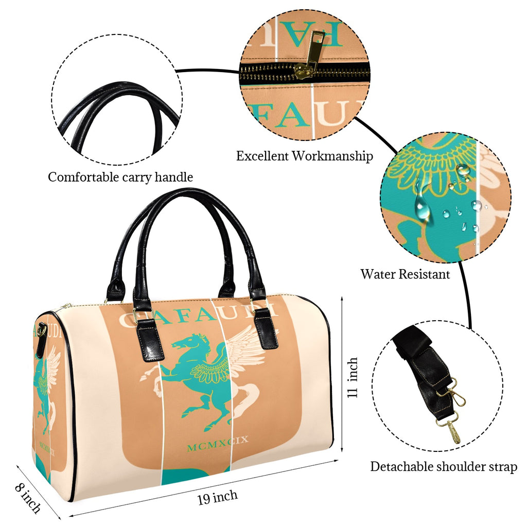 GAFAUDI Leather Travel Bag-Small