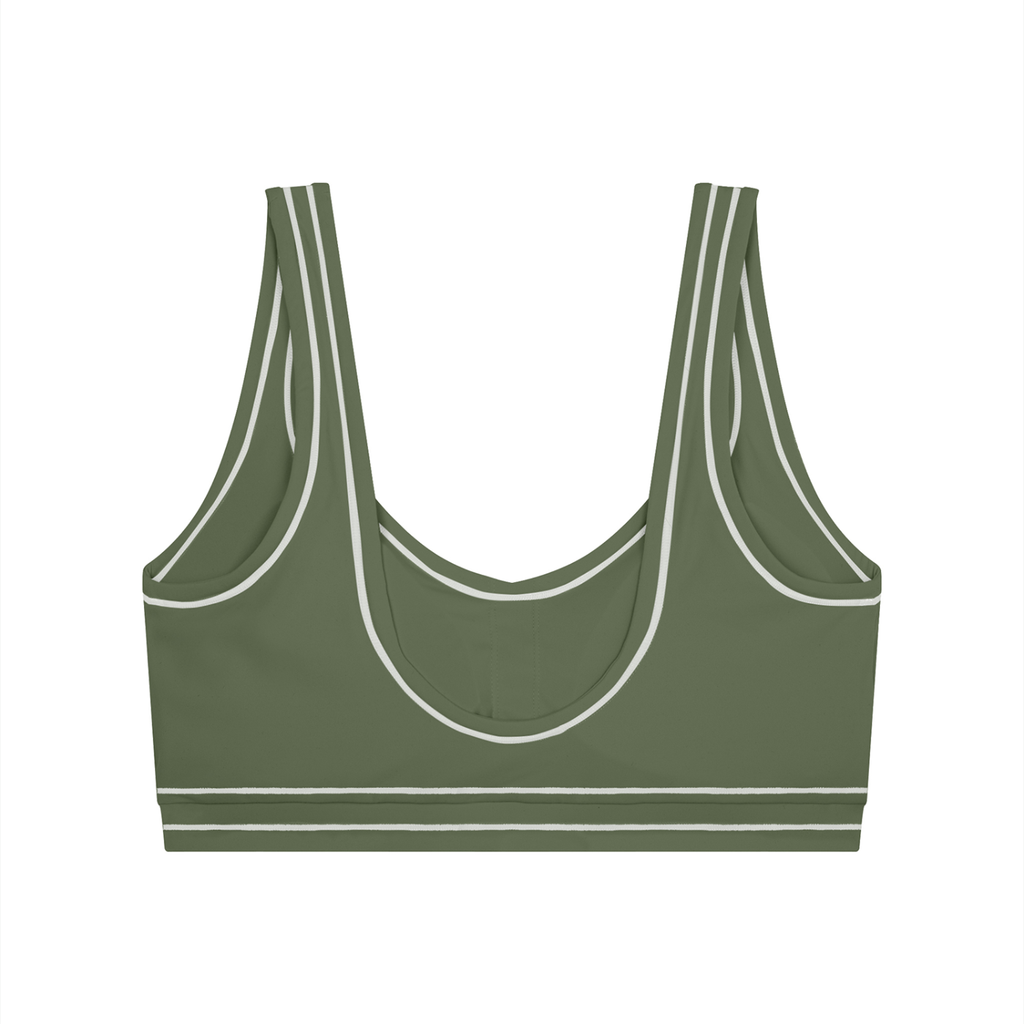 GAFAUDI Women’s Topstitching Yoga Sports Bra