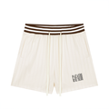 GAFAUDI Unisex Striped Drawstring Shorts