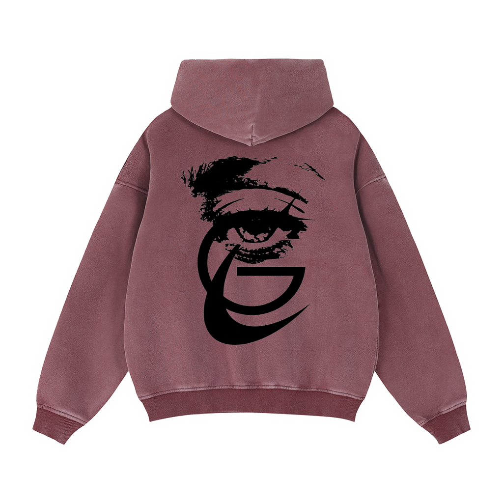GAFAUDI Zip-Through Boxy Fleece Hoodie