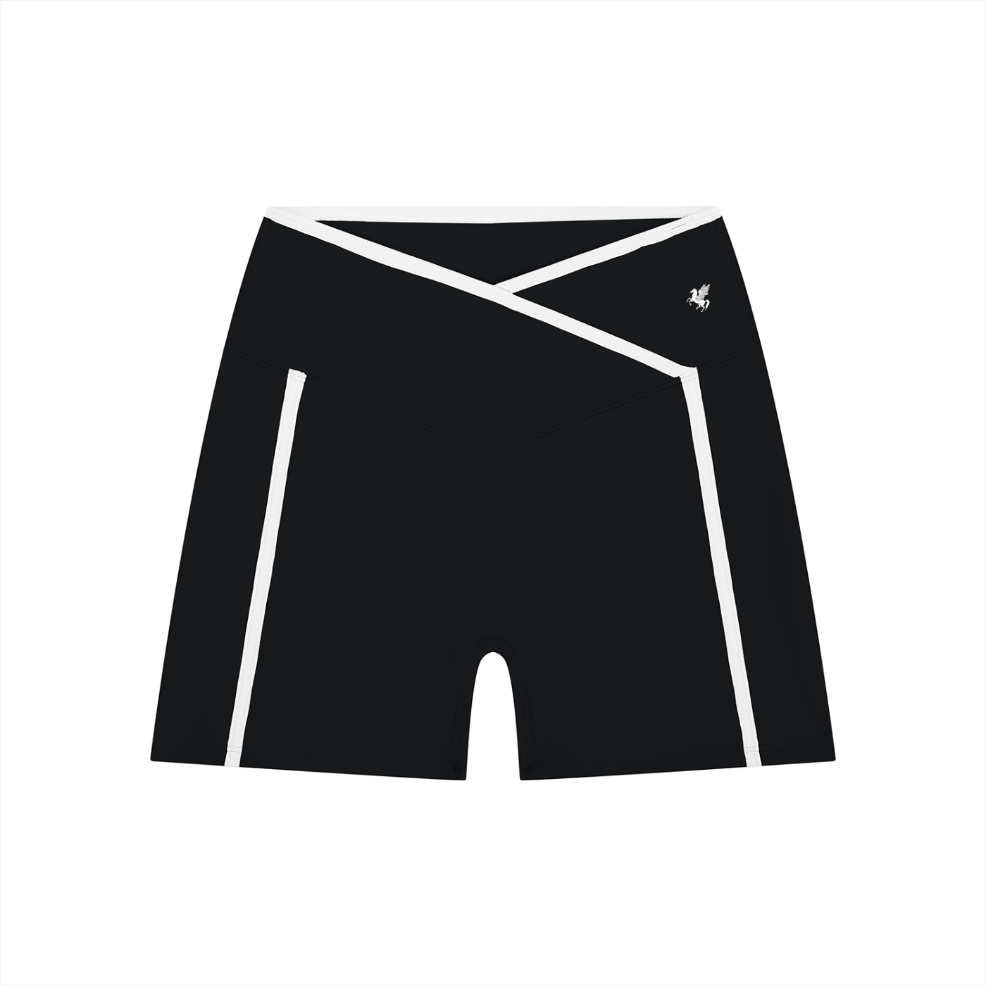 GAFAUDI Women’s High Rise Color Block Yoga Shorts