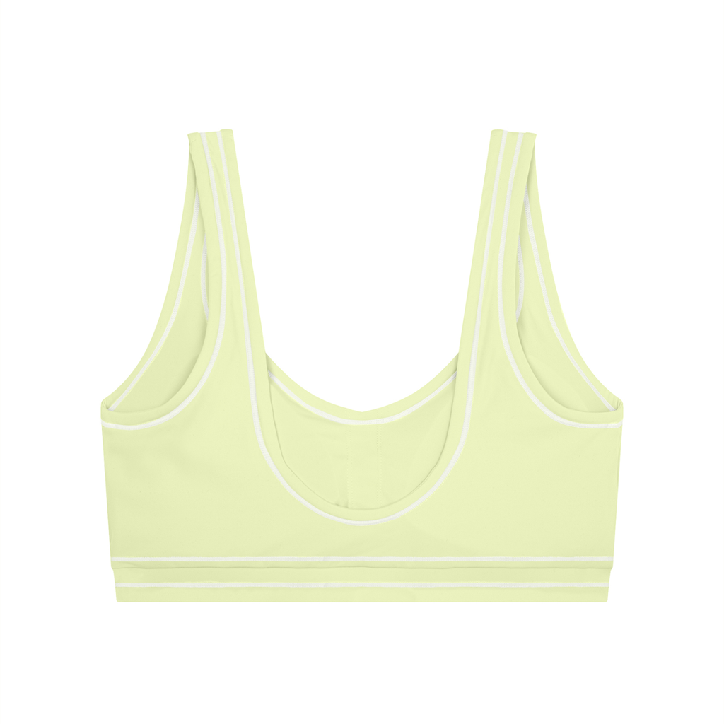 GAFAUDI Women’s Topstitching Yoga Sports Bra