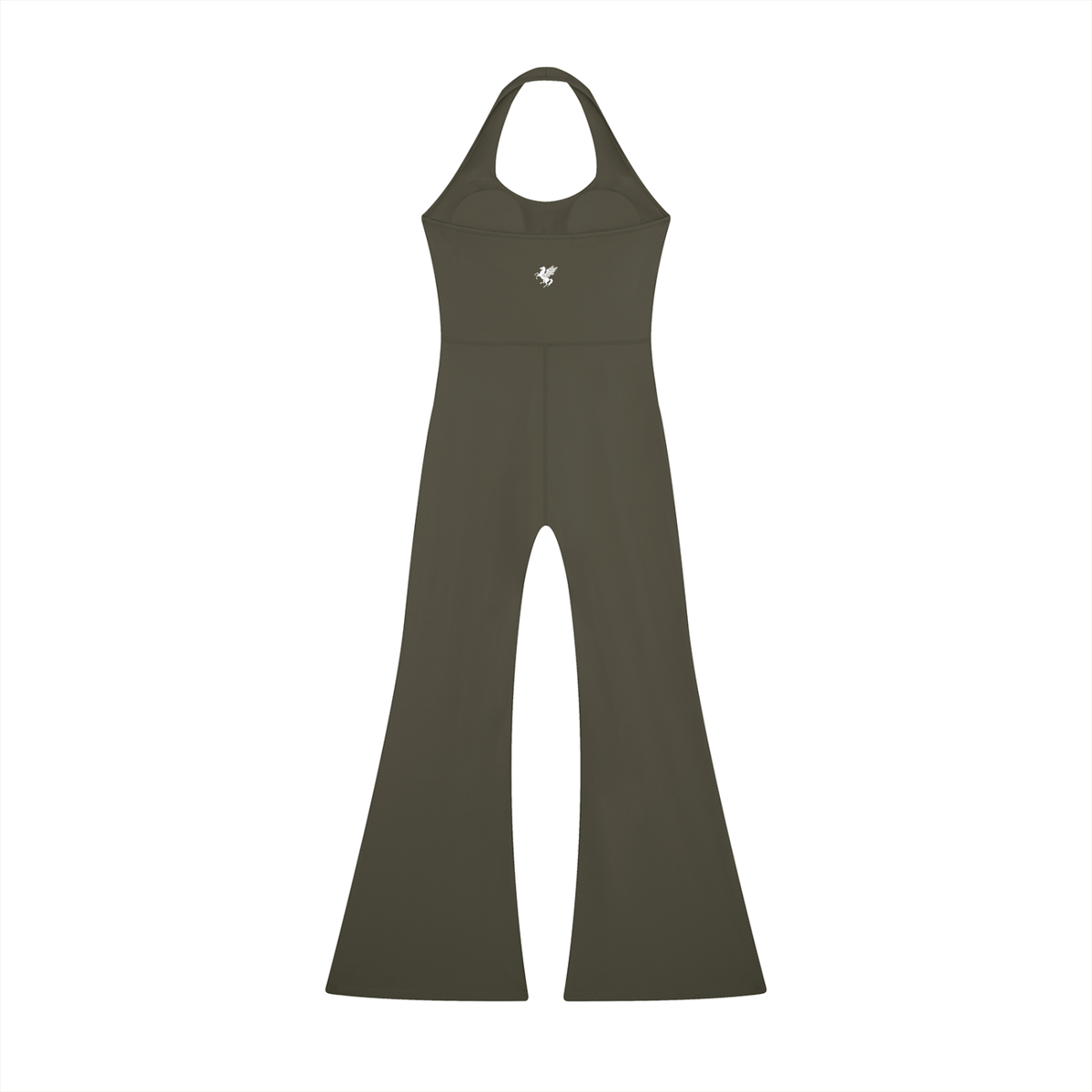 GAFAUDI Women’s Halter Flared Jumpsuit