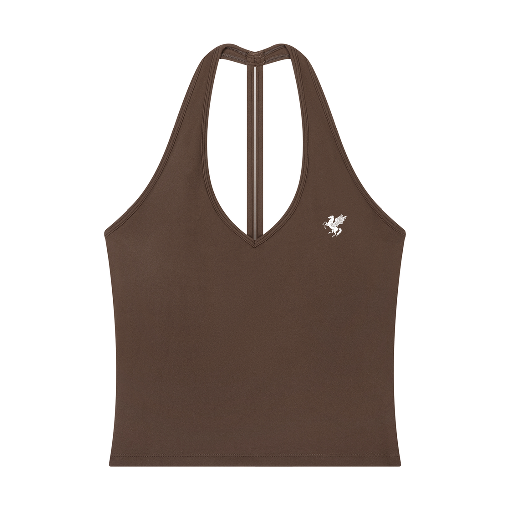 Women’s Halter V-Neck Yoga Tank Top