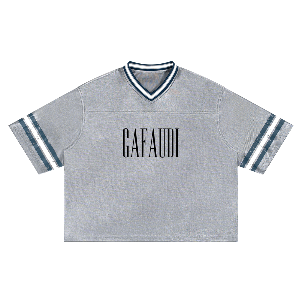 GAFAUDI Unisex Boxy Striped Soccer Jersey