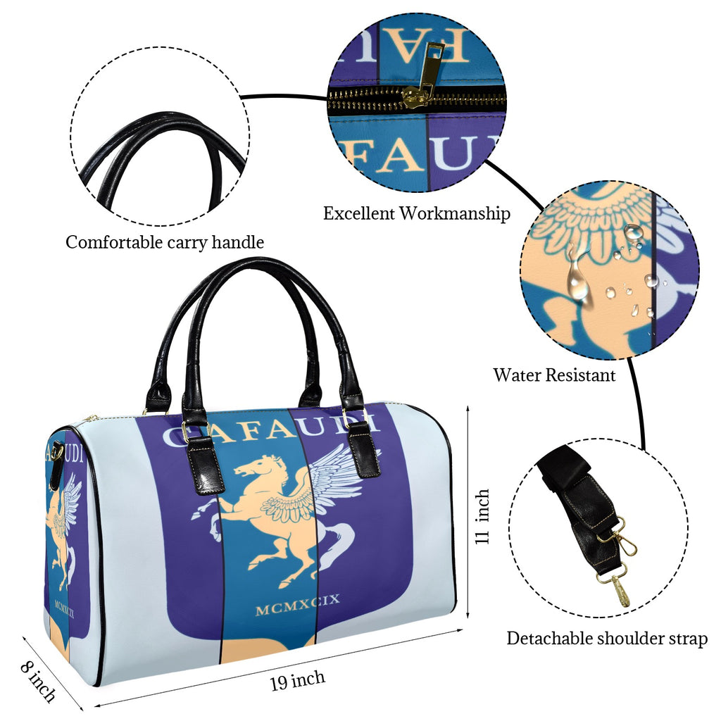 GAFAUDI Leather Travel Bag-Small