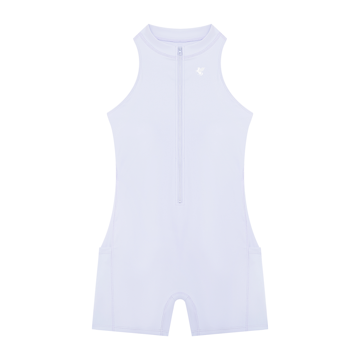 GAFAUDI Women’s Quarter-Zip Yoga Romper