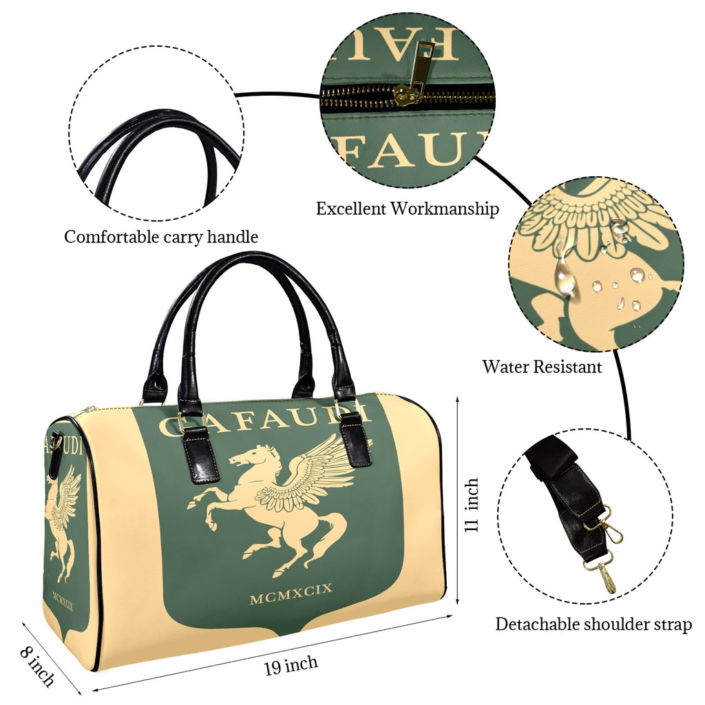 GAFAUDI Leather Travel Bag-Small