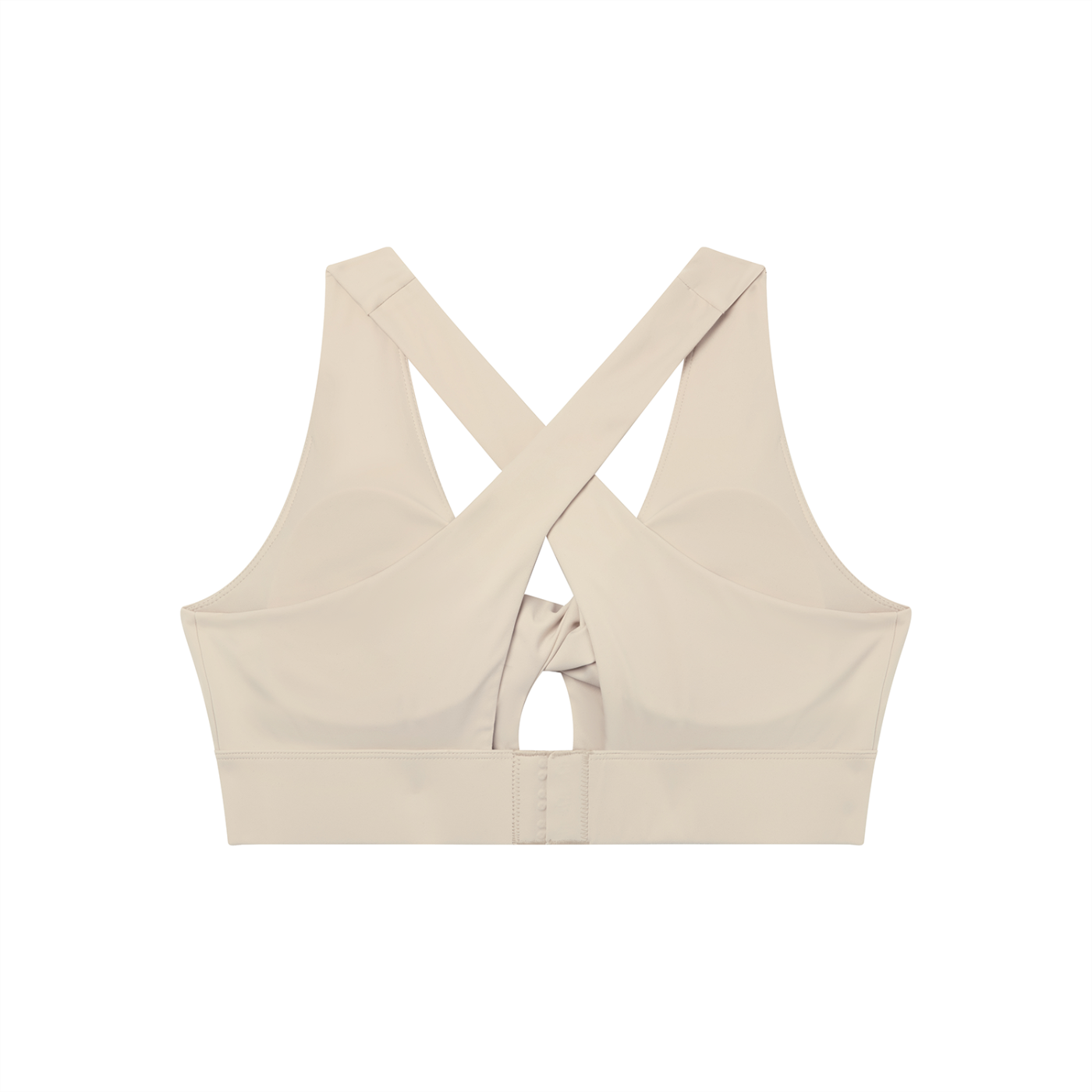 GAFAUDI Women's Twist Front V-Neck Sports Bra