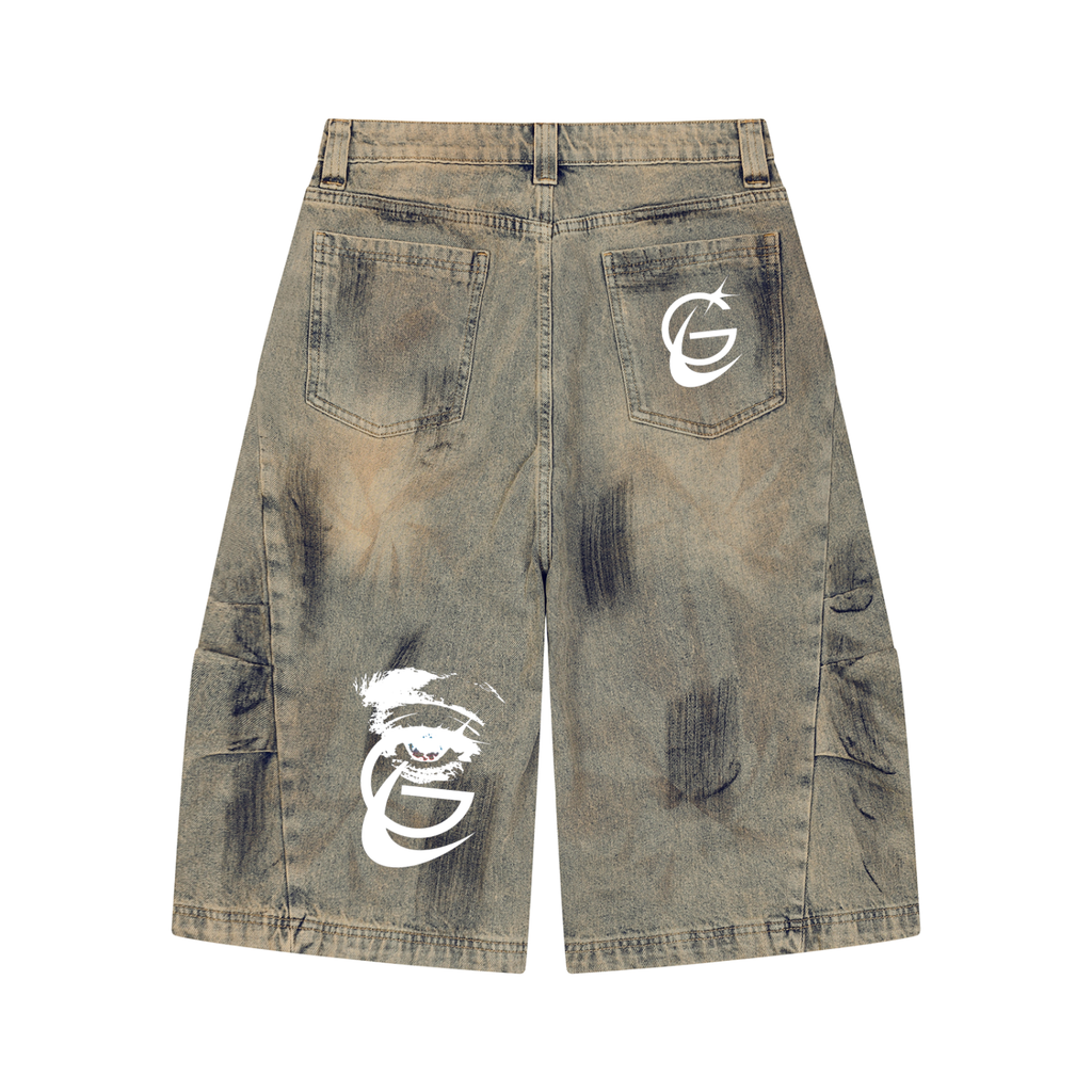 GAFAUDI "Stella Nova" Men’s Vintage Wash Demin Jeans