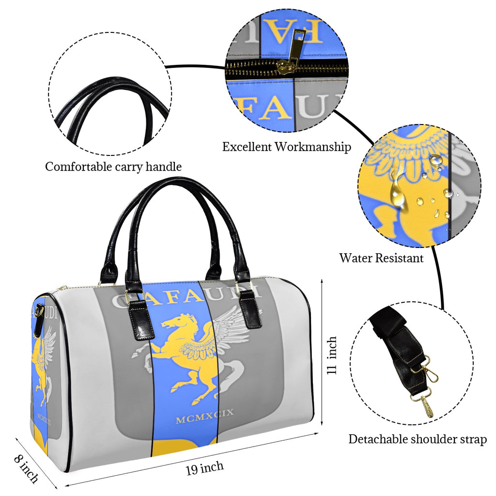 GAFAUDI Leather Travel Bag-Small