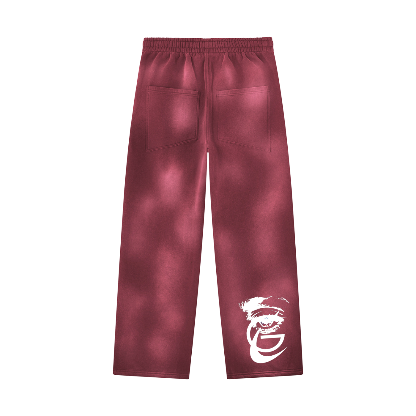 Unisex Sunfade Wide Leg Fleece Sweatpants