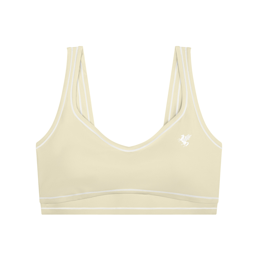 GAFAUDI Women’s Topstitching Yoga Sports Bra