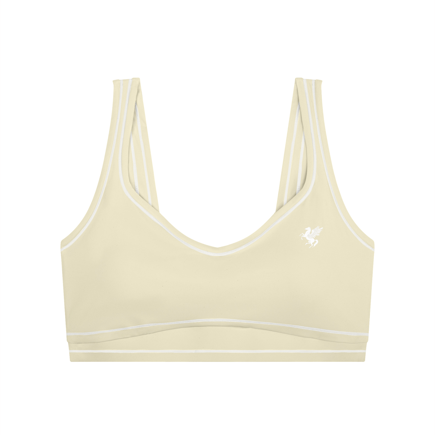 GAFAUDI Women’s Topstitching Yoga Sports Bra