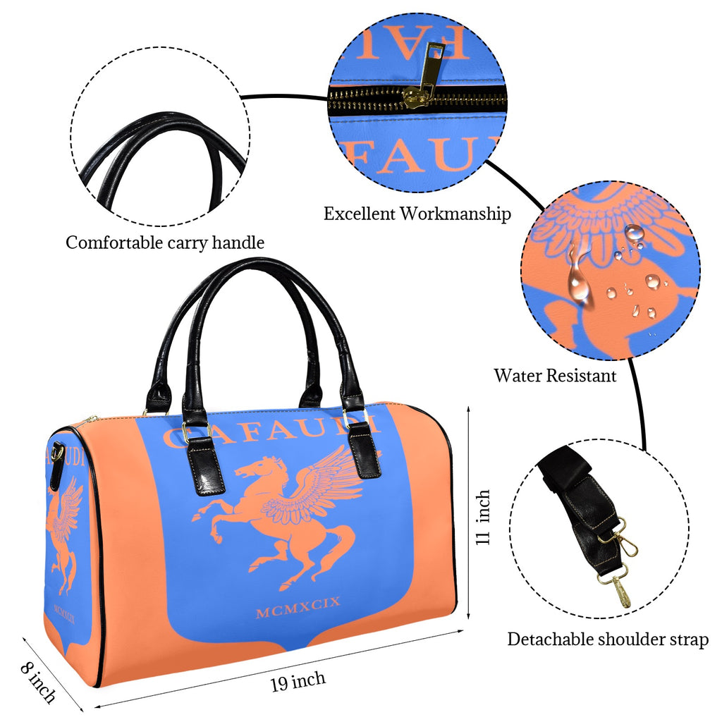 GAFAUDI Leather Travel Bag-Small