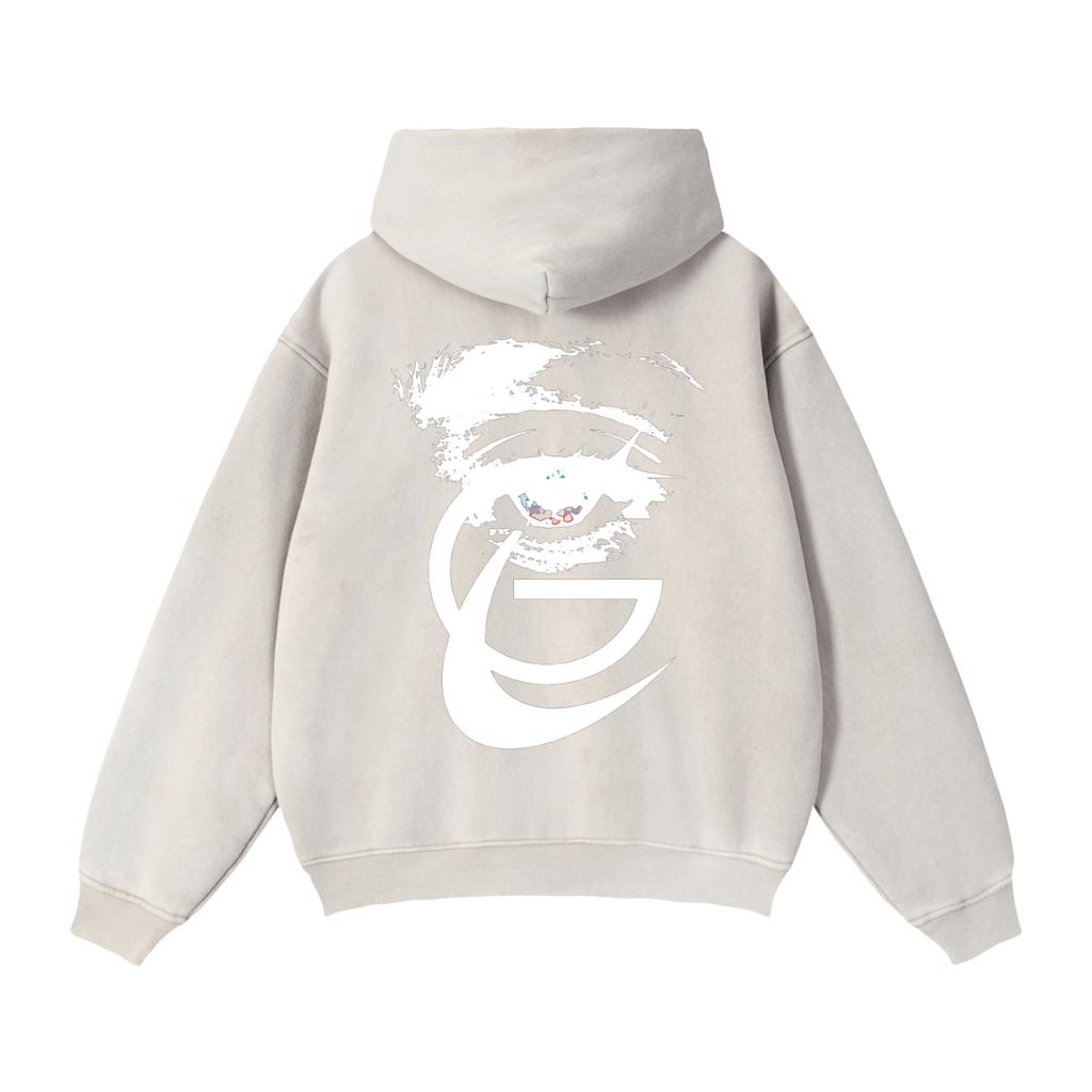 GAFAUDI Zip-Through Boxy Fleece Hoodie