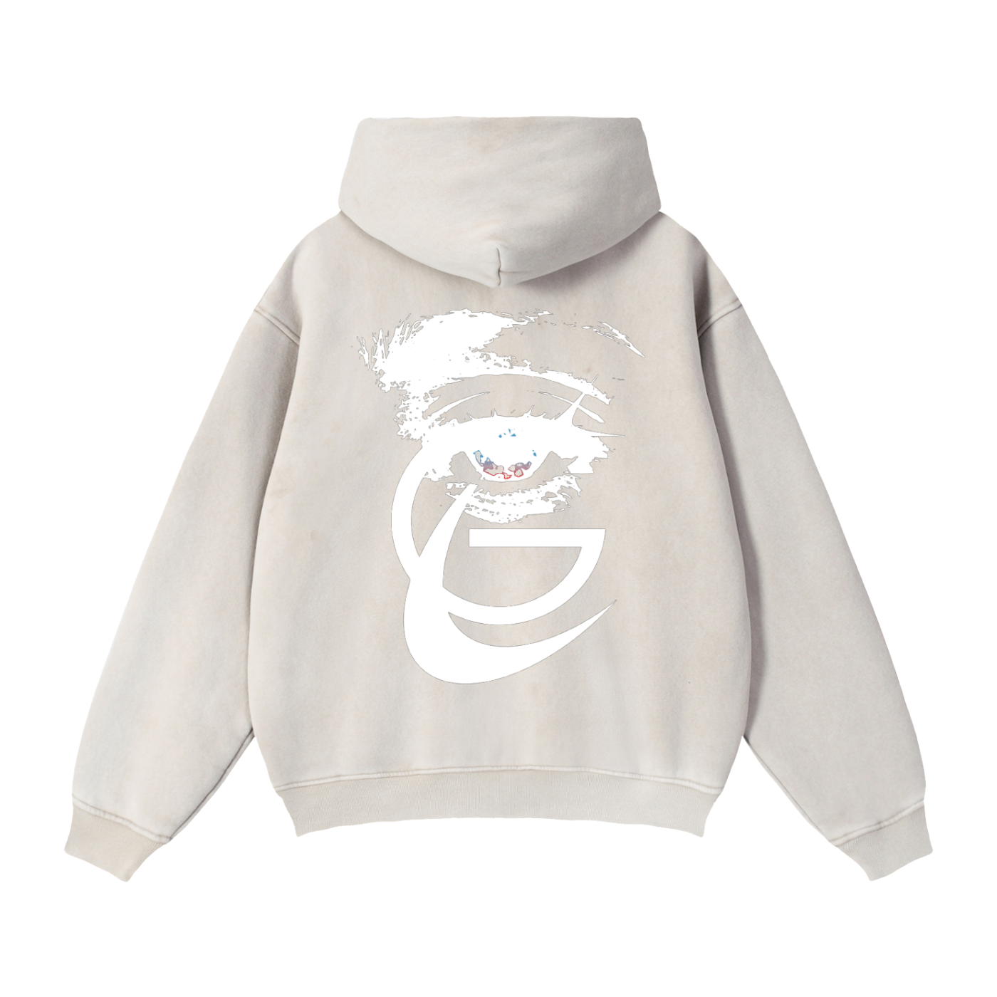 GAFAUDI Zip-Through Boxy Fleece Hoodie