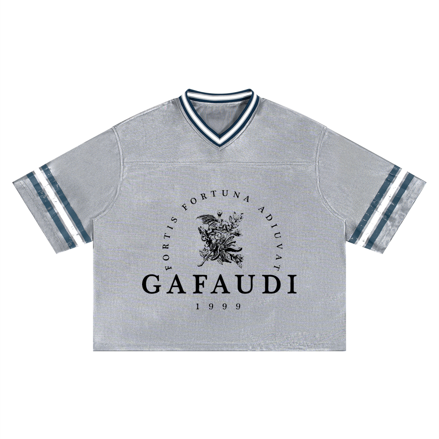 GAFAUDI Unisex Boxy Striped Soccer Jersey