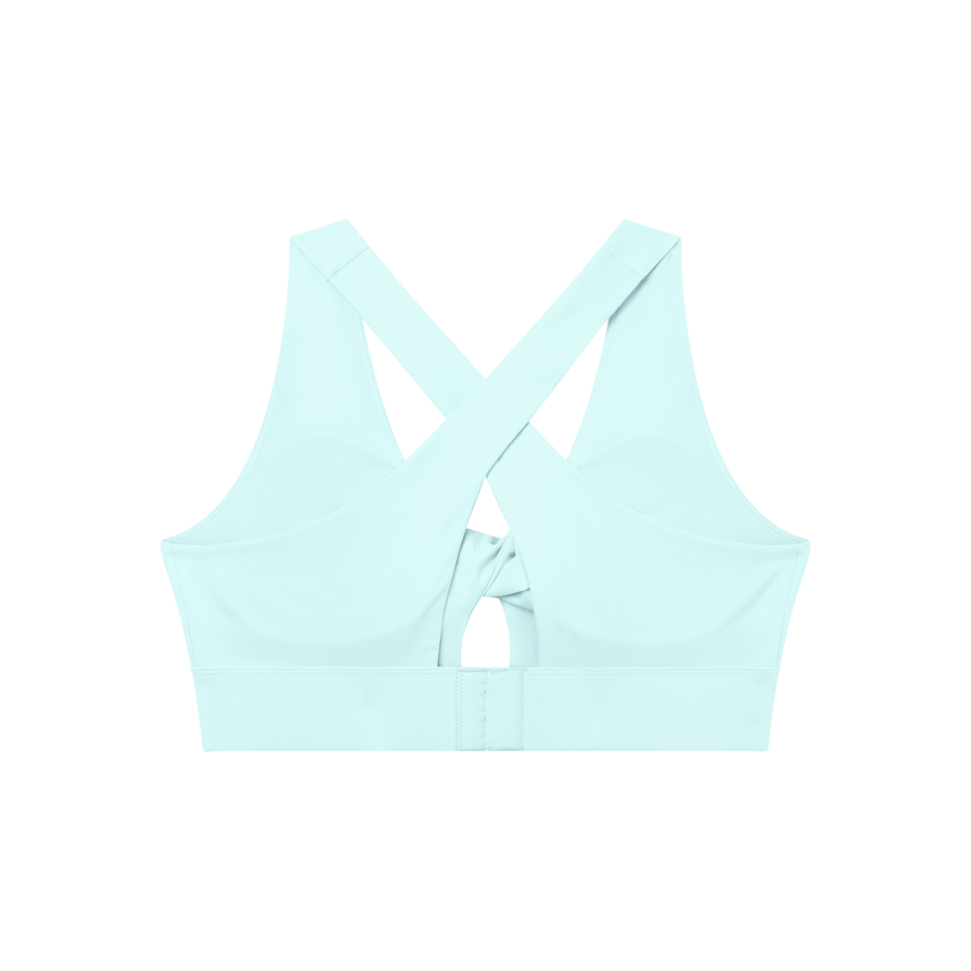 GAFAUDI Women's Twist Front V-Neck Sports Bra