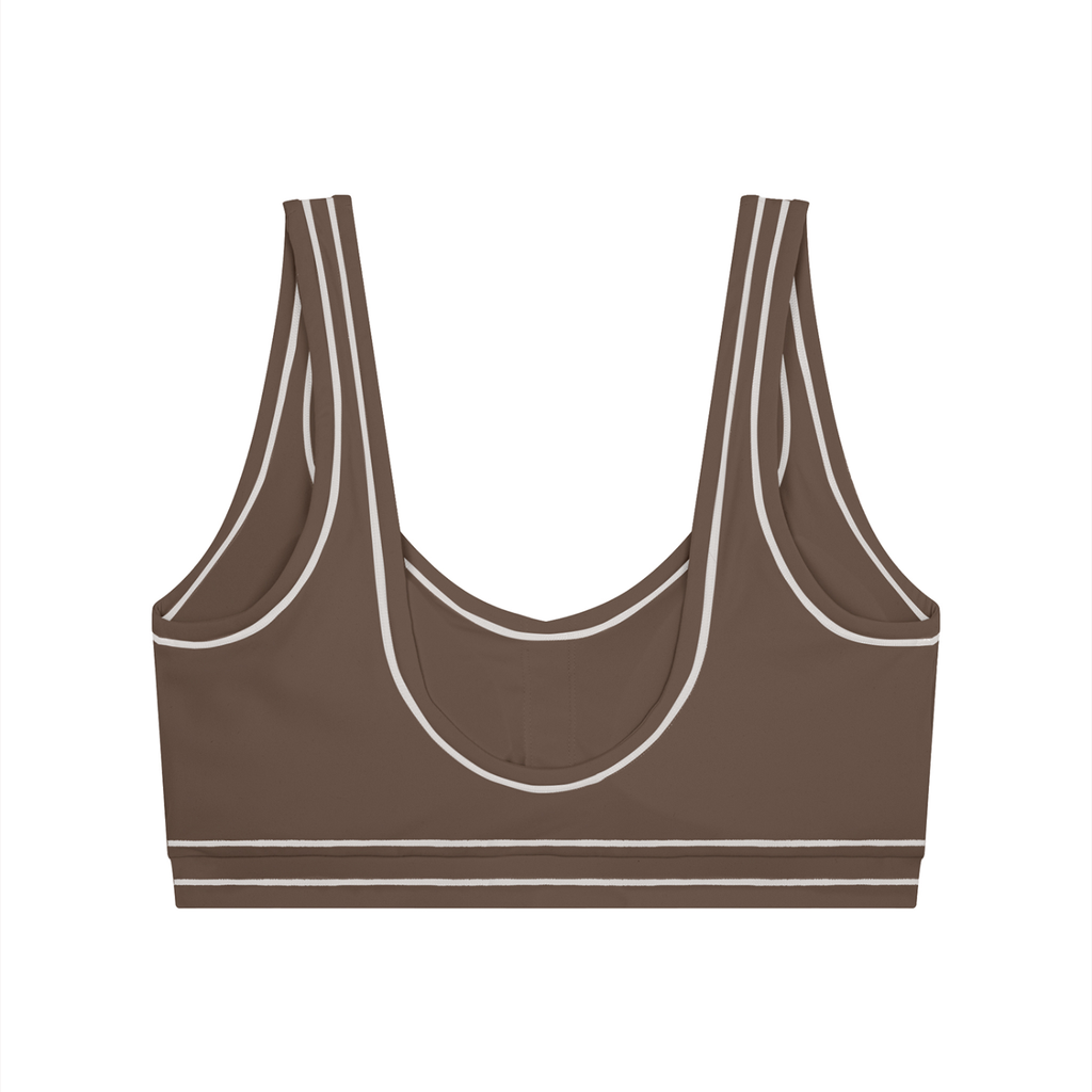 GAFAUDI Women’s Topstitching Yoga Sports Bra