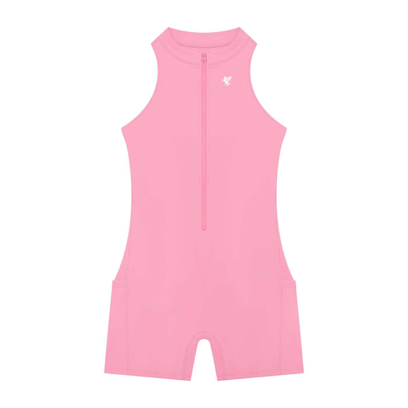 GAFAUDI Women’s Quarter-Zip Yoga Romper