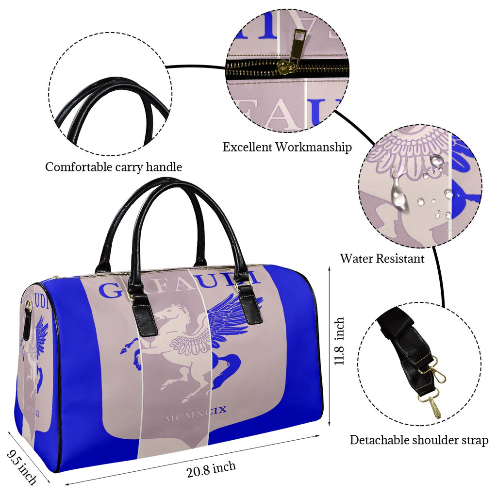 GAFAUDI Leather Travel Bag-Large