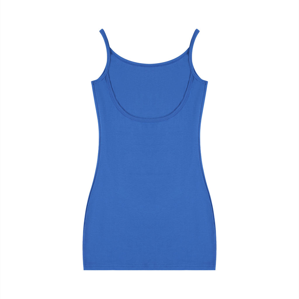 GAFAUDI Women's Solid Tight Sleeveless Dress