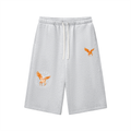 Relaxed Drawstring Three-quarter Sweatpants