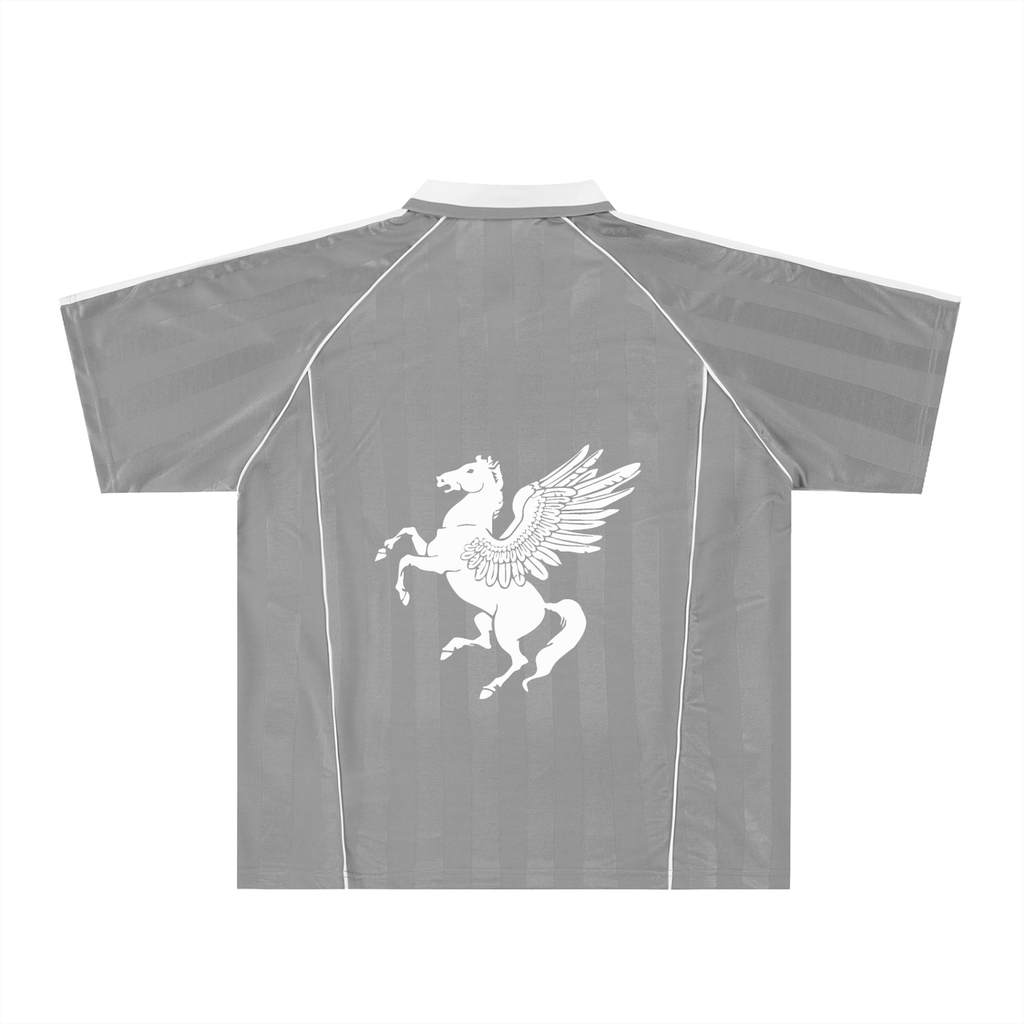GAFAUDI Shadow Stripe Collared Soccer Jersey