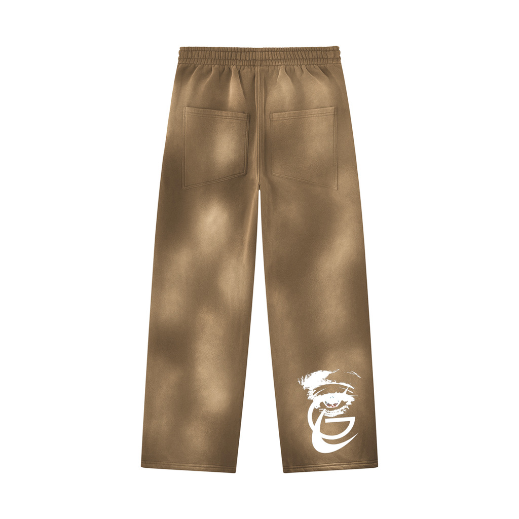 Unisex Sunfade Wide Leg Fleece Sweatpants