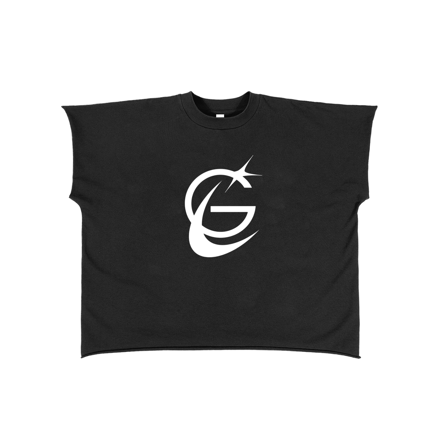 GAFAUDI "Stella Nova" Raw Edge Boxy Non-Shrink T-Shirt