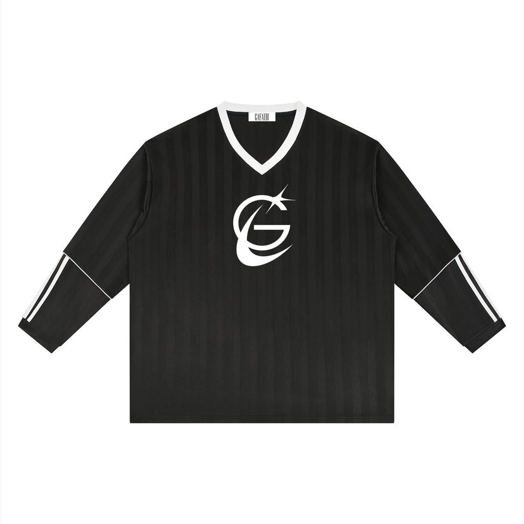 GAFAUDI "Stella Nova" Unisex Striped Soccer Jersey