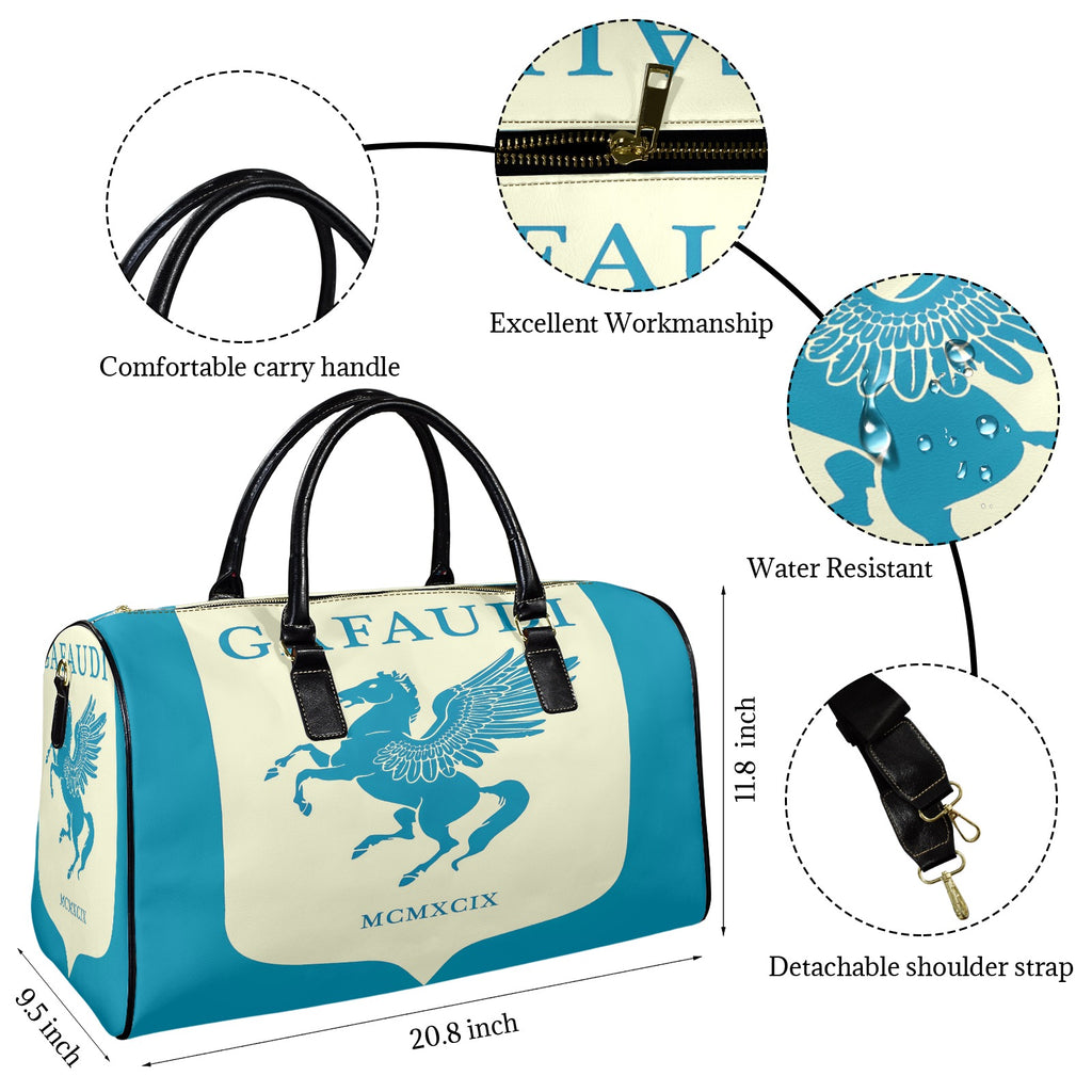 GAFAUDI Leather Travel Bag-Large