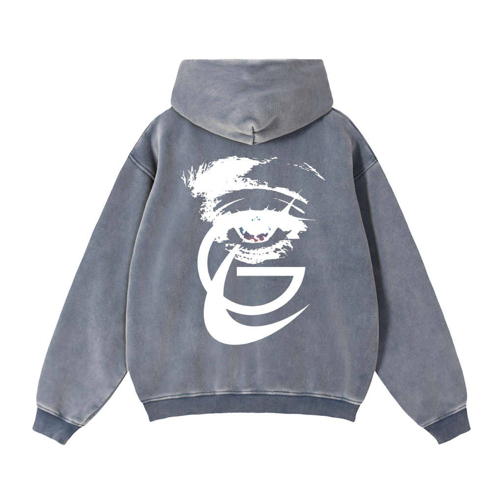 GAFAUDI Zip-Through Boxy Fleece Hoodie