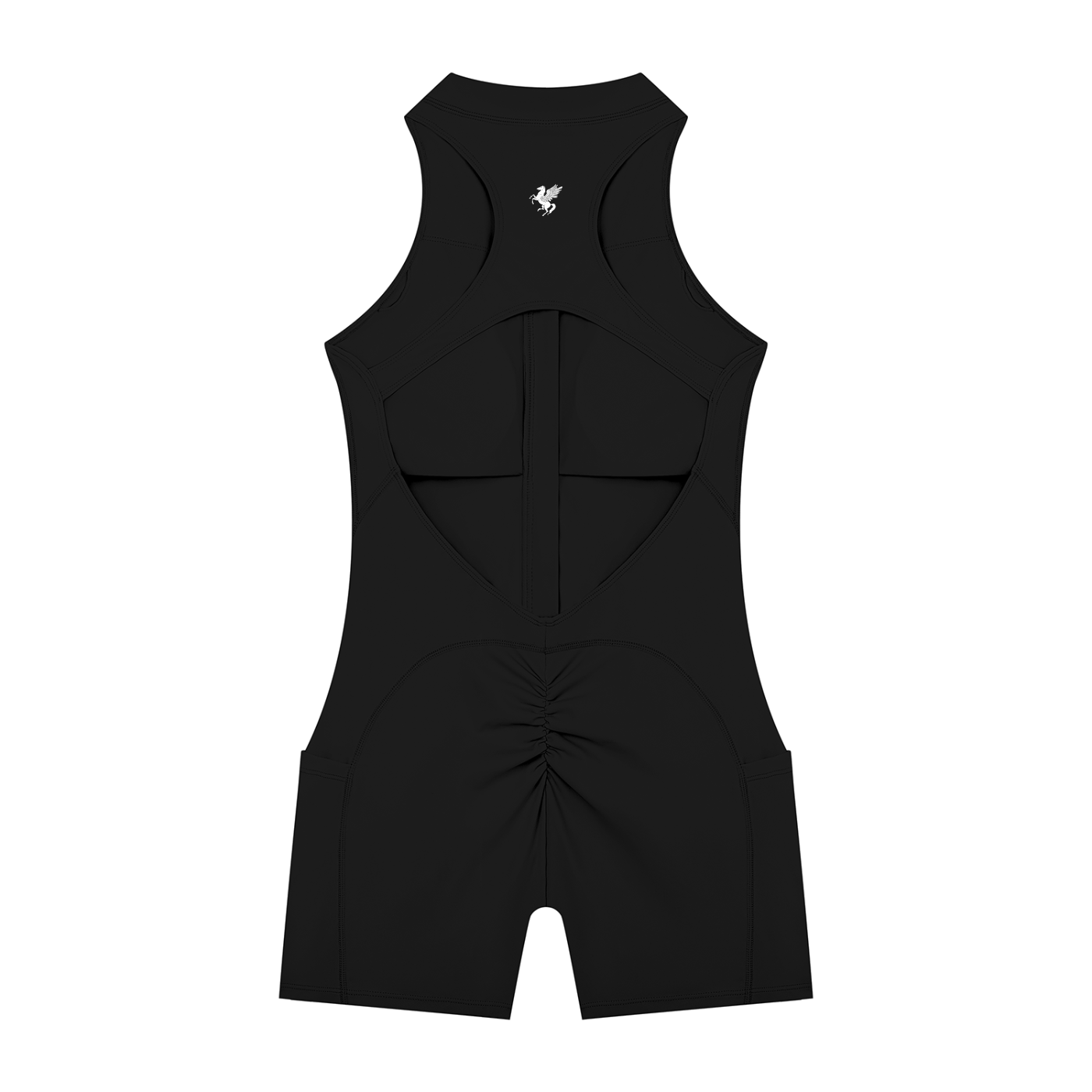 GAFAUDI Women’s Quarter-Zip Yoga Romper