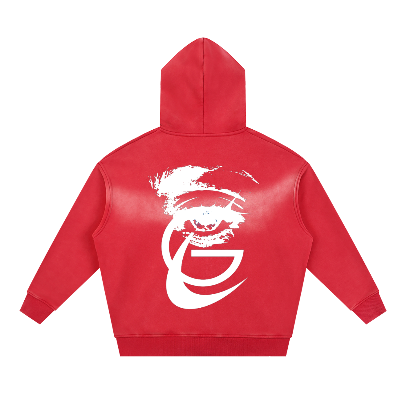 GAFAUDI "Stella Nova" Sunfade Two-way Zipper Boxy Fleece Hoodie