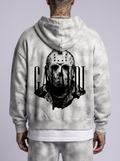 GAFAUDI "Jason" Dirty Washed Zip-Up Fleece Hoodie